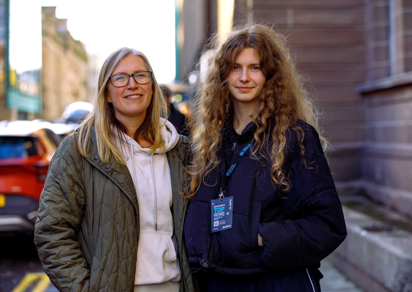 Parent at Abertay Open Day